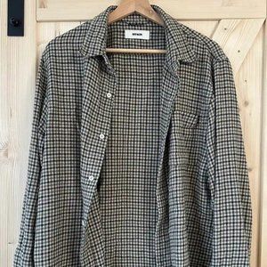 Taupe/Midnight Plaid Pacific Twill Vintage One Pocket Shirt